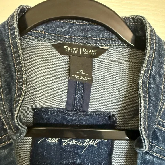 Women's Denim Jacket Size 12 - Picture 3 of 6
